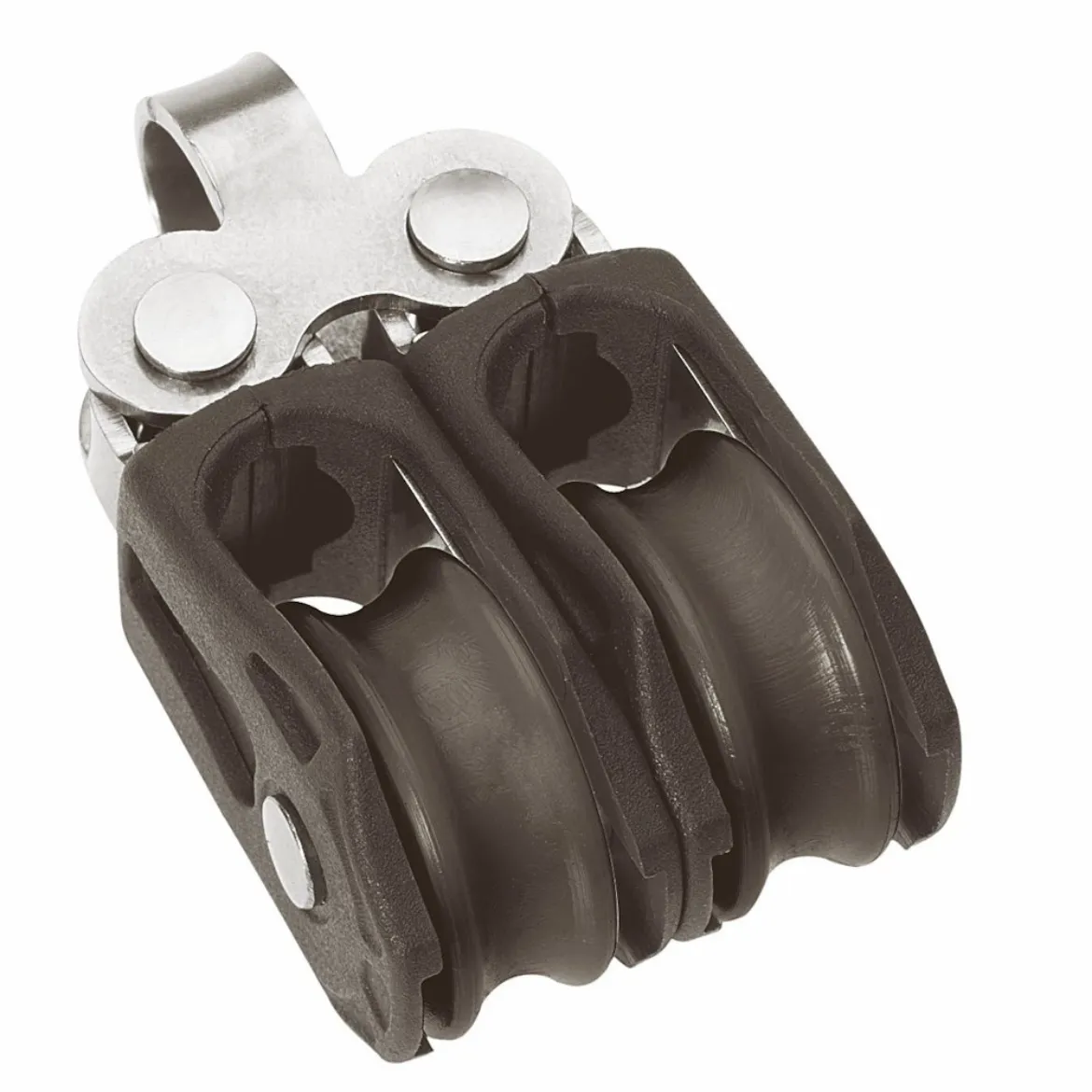 20mm Ball Bearing Pulley Block Double with Fixed Eye