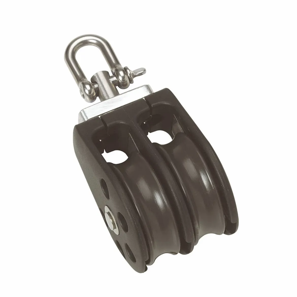 30mm Ball Bearing Pulley Block Double with Swivel