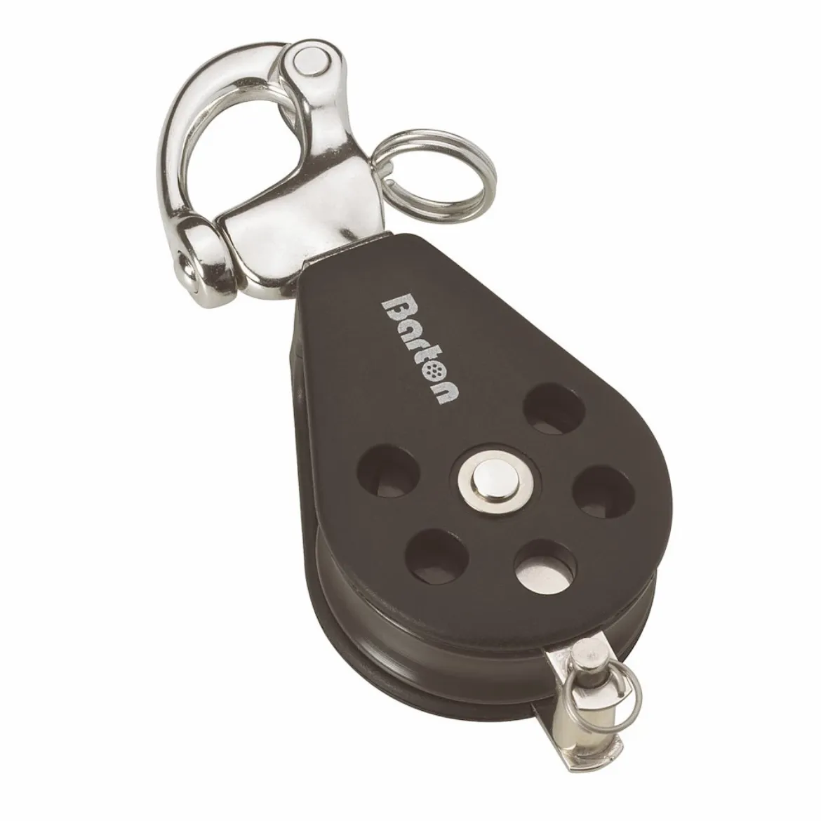 35mm Ball Bearing Pulley Block Single Snap Shackle and Becket