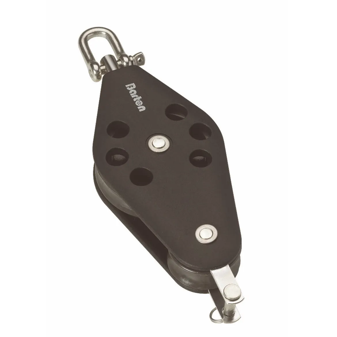 30/58mm Ball Bearing Pulley Block Fiddle Swivel and Becket