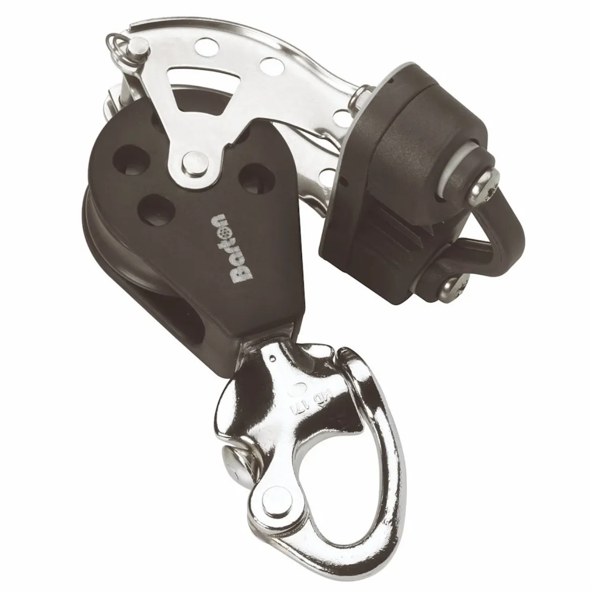 45mm Ball Bearing Pulley Block Single Snap Shackle Becket and Cam