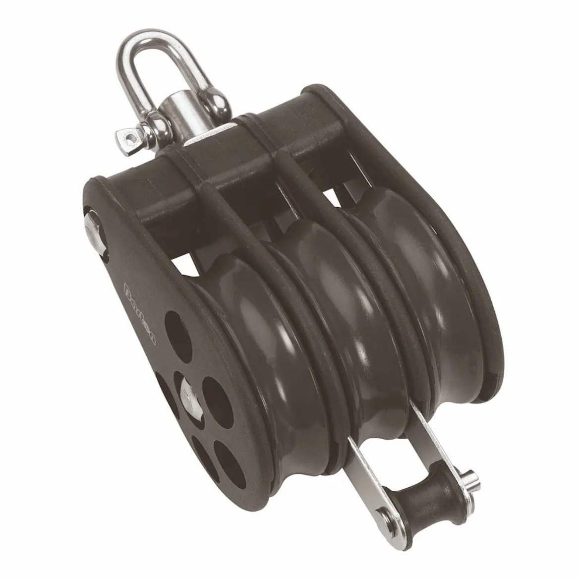 54mm Ball Bearing Pulley Block Triple Swivel Becket