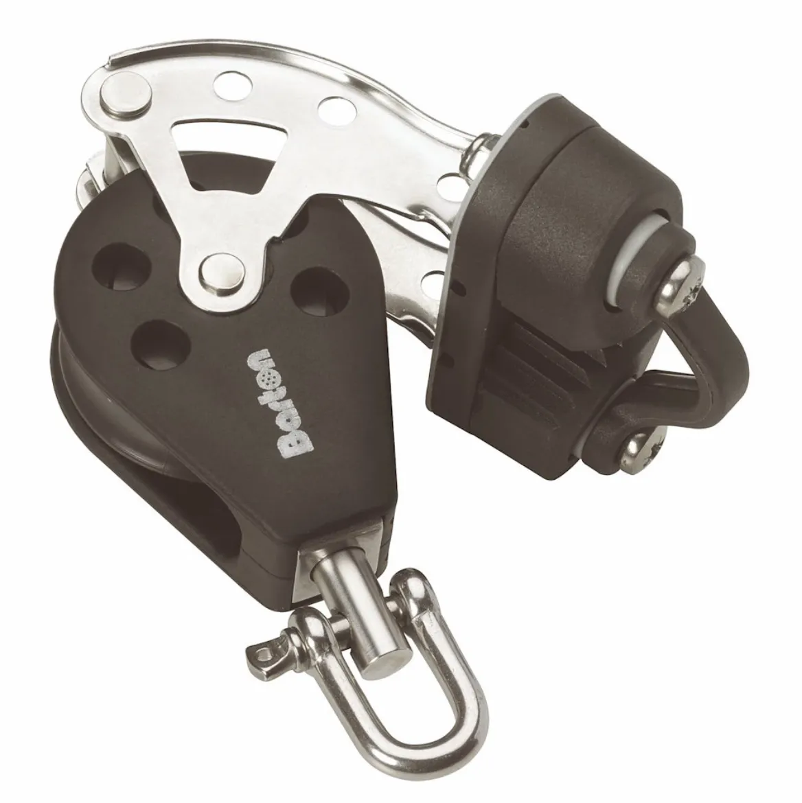 54mm Ball Bearing Pulley Block Single Swivel Becket and Cam