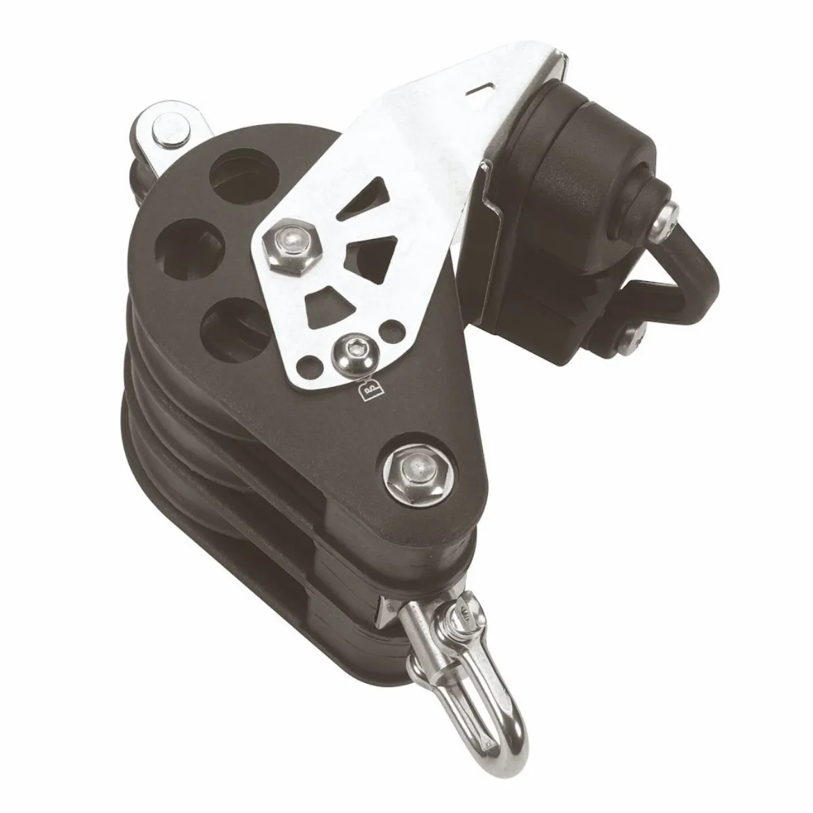 54mm Ball Bearing Pulley Block Triple Swivel Becket and Cam