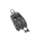 64mm Ball Bearing Pulley Double Reverse Shackle and Becket