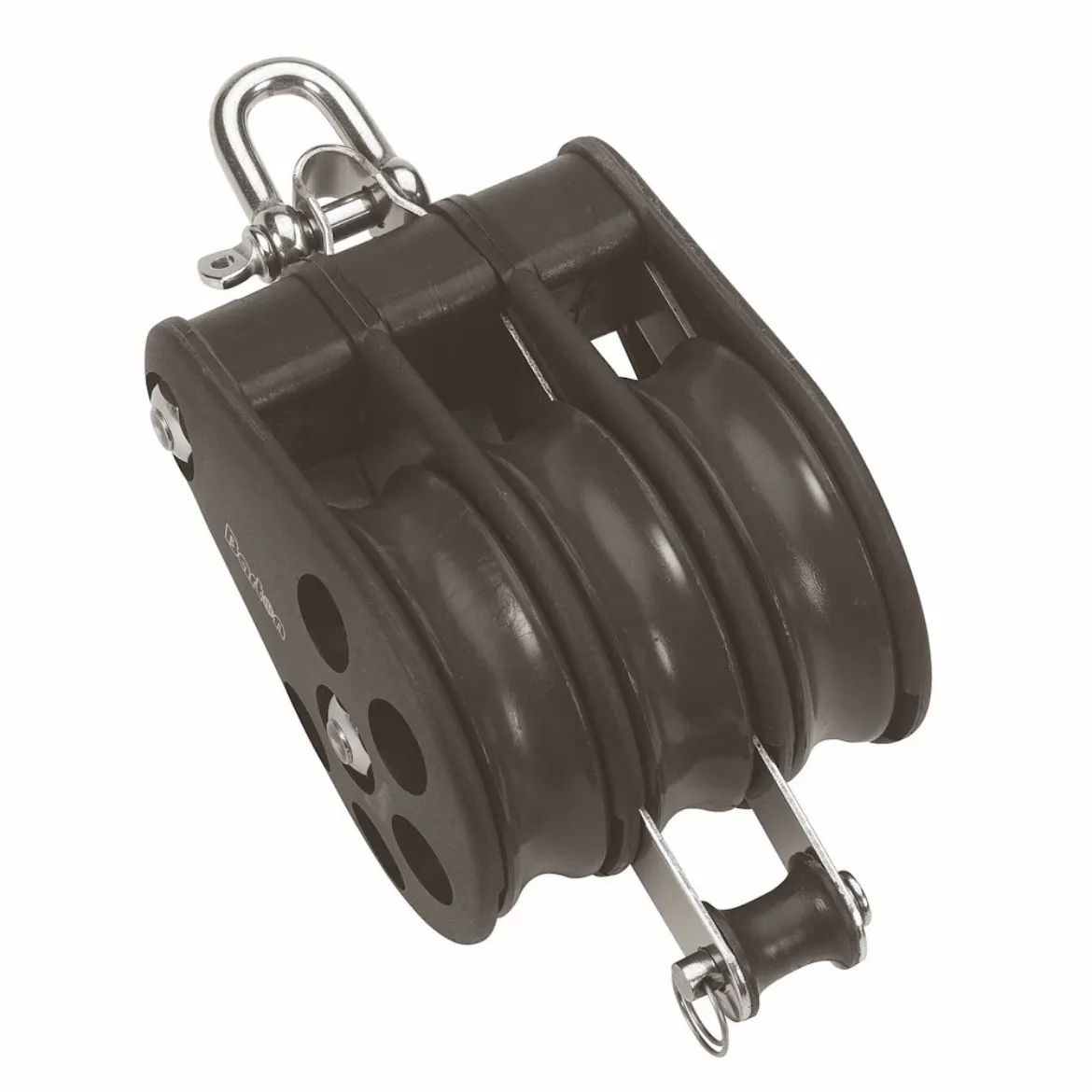 70mm Ball Bearing Pulley Block Triple Reverse Shackle and Becket