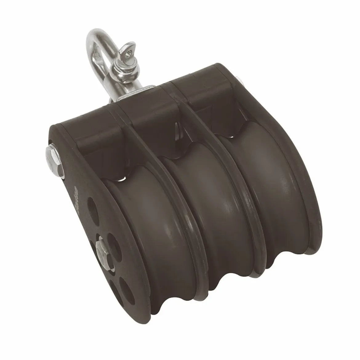 70mm Ball Bearing Pulley Block Triple Swivel
