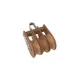 35mm TuphBlox Triple Fixed Bow 12mm Rope Pulley Block