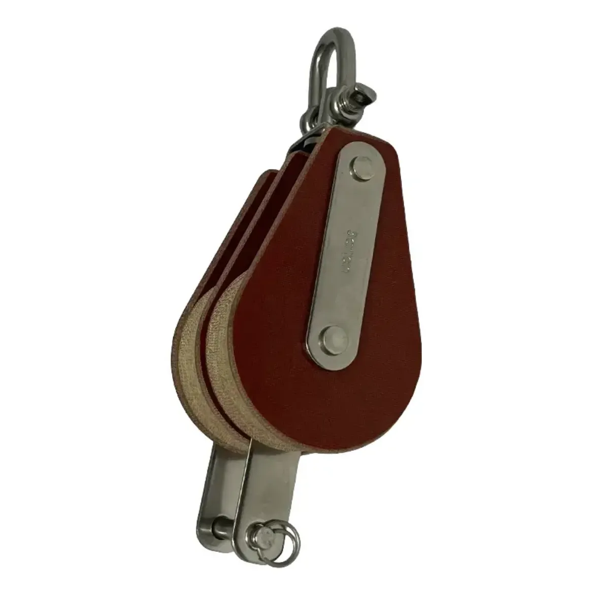 45mm TuphBlox Double Swivel with Becket 13mm Rope Pulley Block