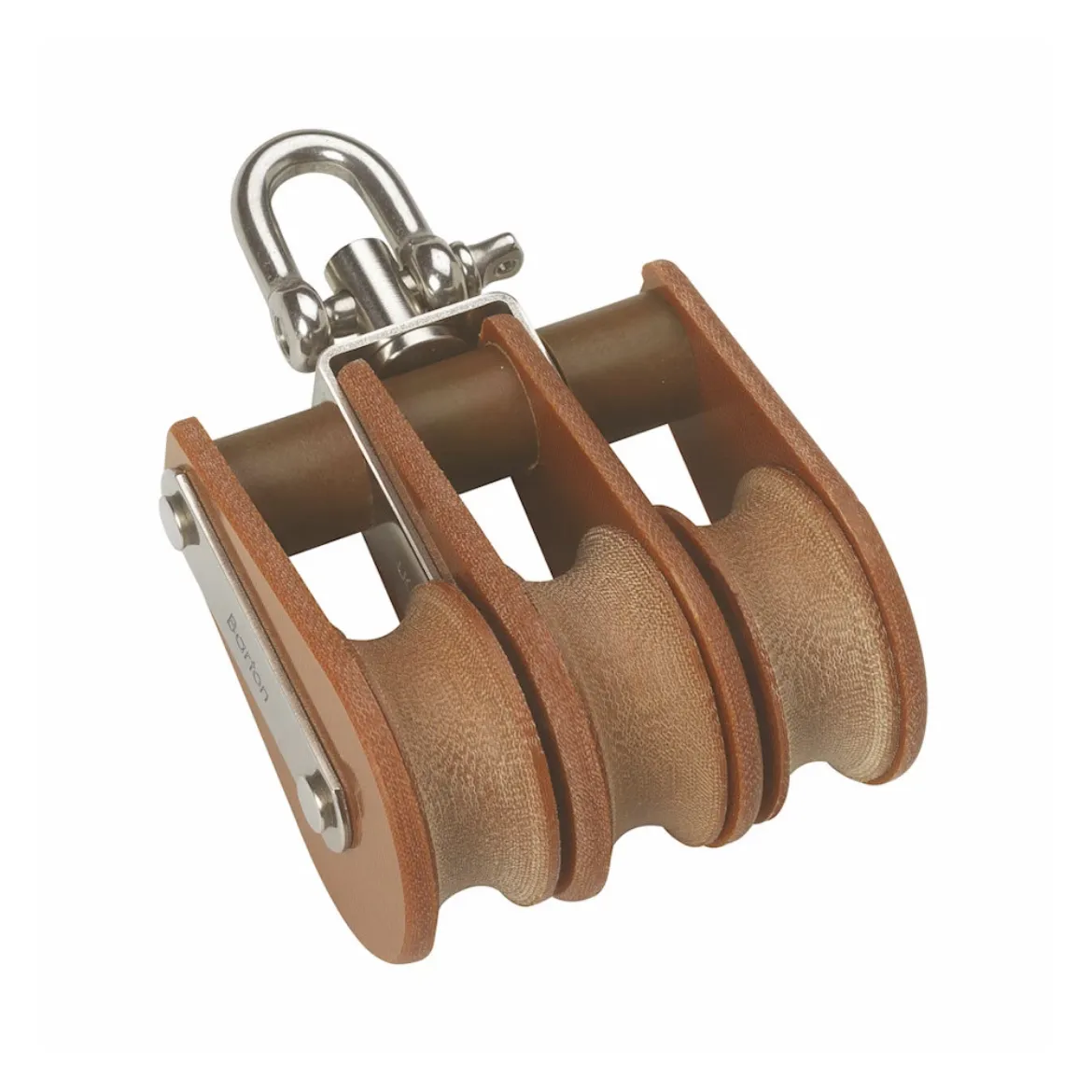 58mm TuphBlox Triple Swivel 14mm Rope Pulley Block