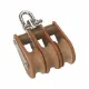 58mm TuphBlox Triple Swivel 14mm Rope Pulley Block