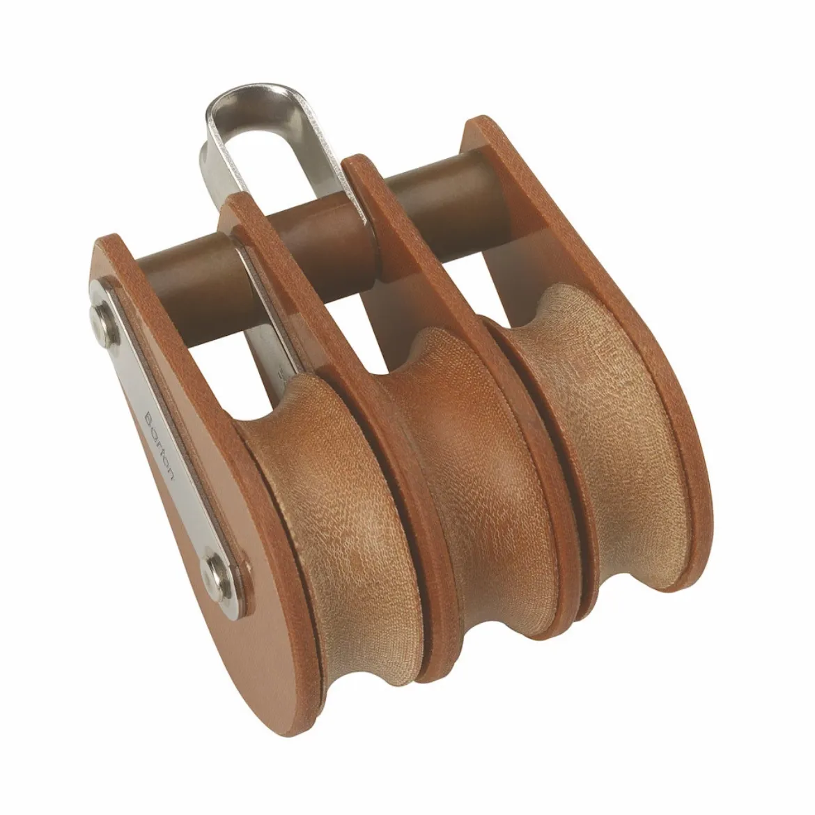 64mm TuphBlox Triple Fixed Bow 16mm Rope 16mm Rope Pulley Block