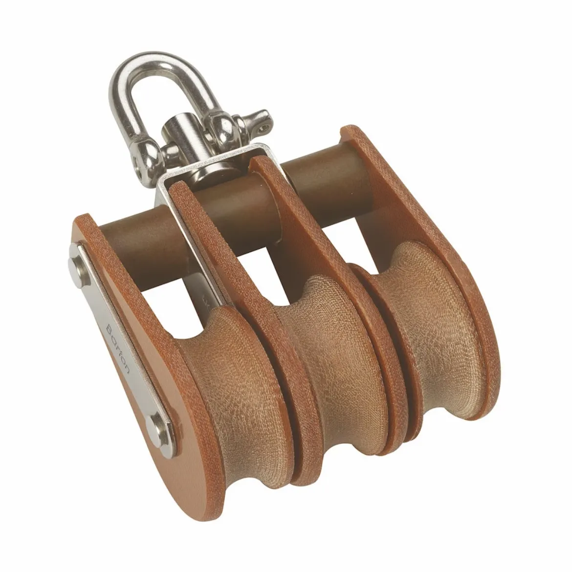 64mm TuphBlox Triple Swivel 16mm Rope Pulley Block