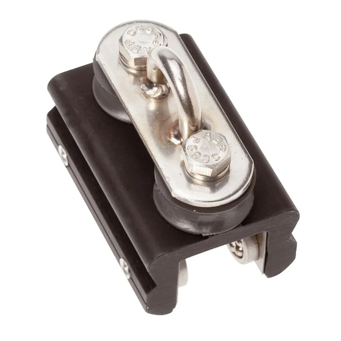 28mm Mainsheet Traveller 4 Wheels with Control Line Sheave