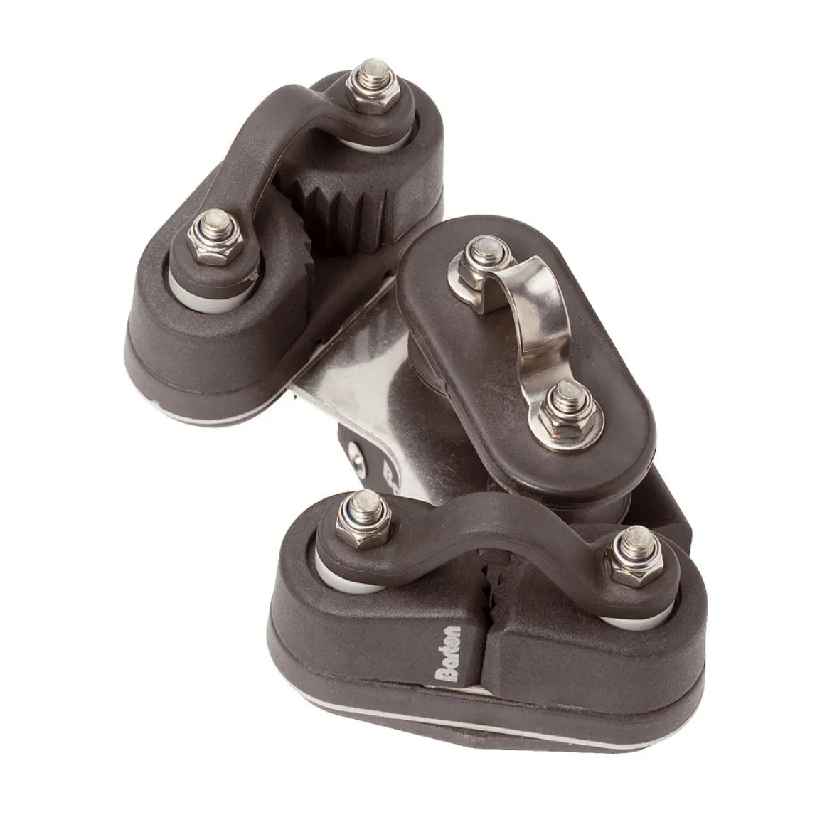 19mm 4 wheel Mainsheet Traveller Towable Control Cleats and Sheaves