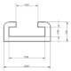 Picture of 16mmID x 3660mm  Alloy track drilled silver