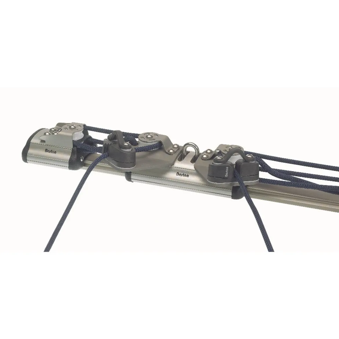 20mm 1.4m Sliding Bolt Track Mainsheet Recirculating Traveller System 4:1 Purchase cleats on Traveller