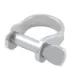 Pressed d shackle with short screw pin 13 x 14mm