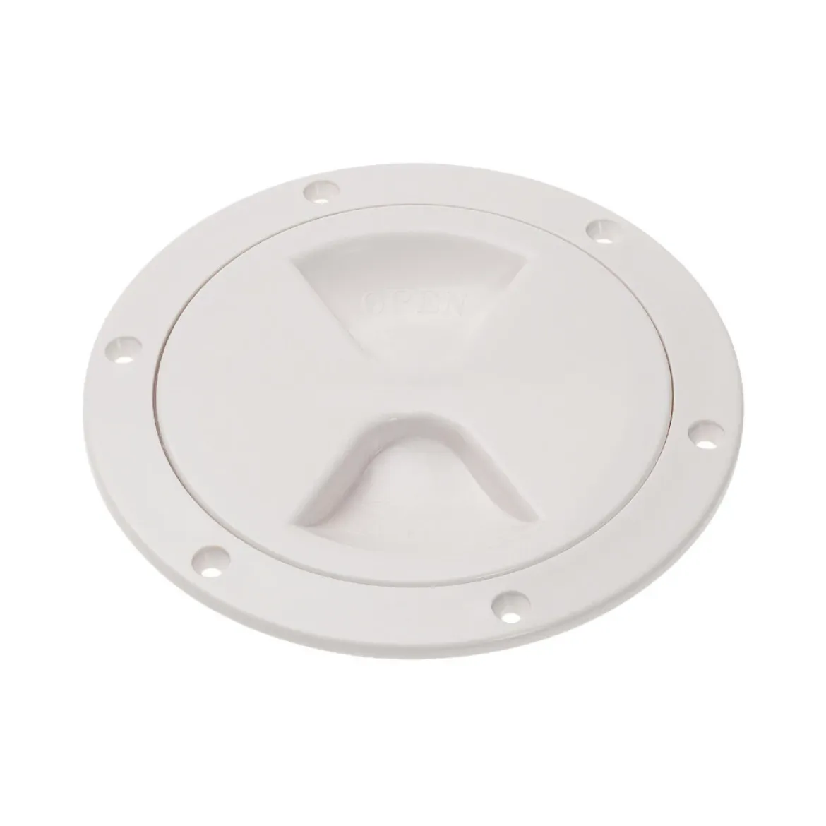 8 inch Screw Inspection Cover White