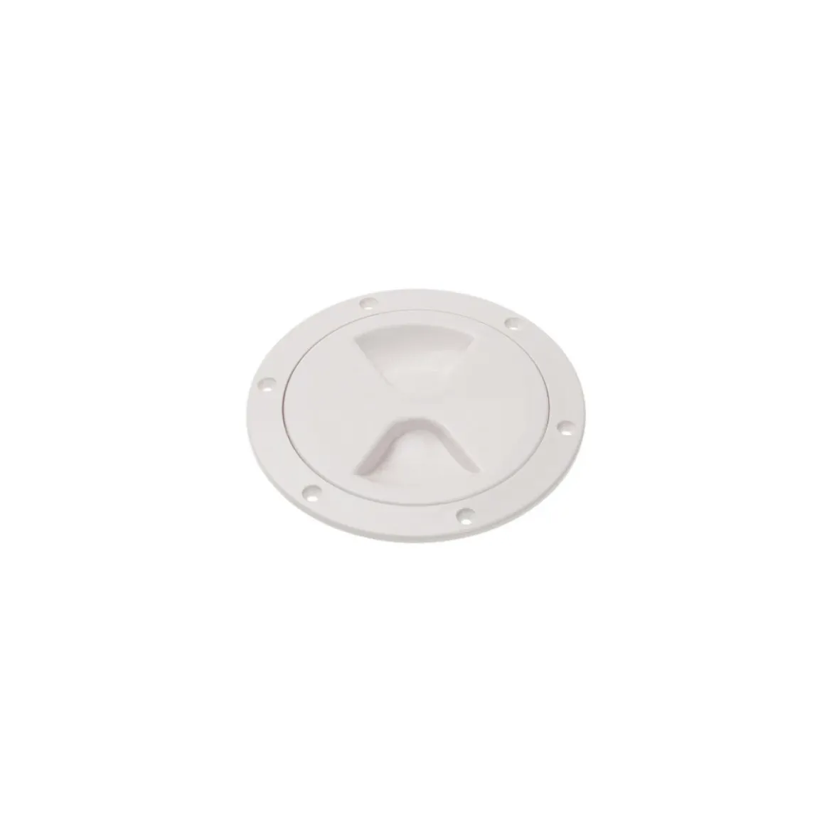 4 inch Screw Inspection Cover White