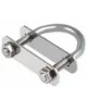 Picture of 8mm x 43mm ID U bolt with tope and bottom plate