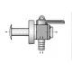 Picture of 2 inch Y-Valve Seacock Flush, Screened Thru-Hull with Female Thread Top