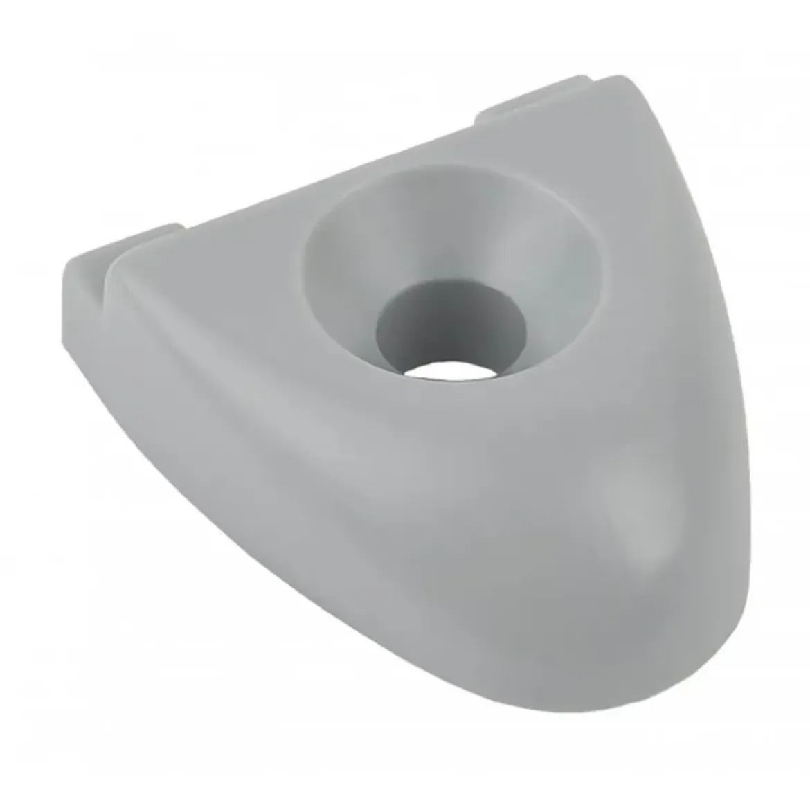 End Stop 1 1/4"x3/16"(32x5mm) Grey