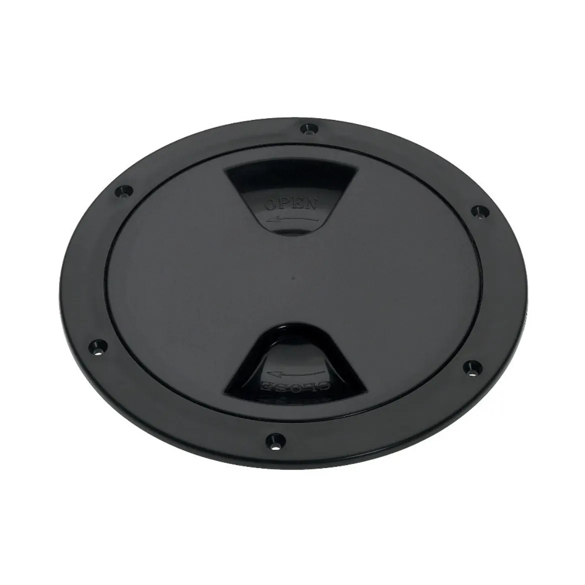 8 inch Screw Inspection Cover Black