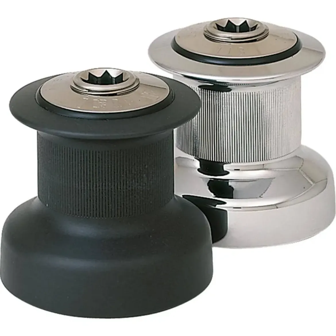 Picture of Size 8 Standard non ST winches,1 speed, black aluminum drum
