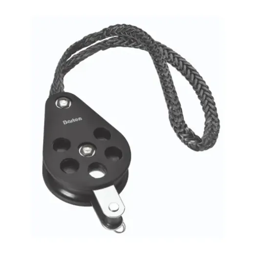 Picture of 70mm Plain Bearing Pulley Block On A Strop with Becket