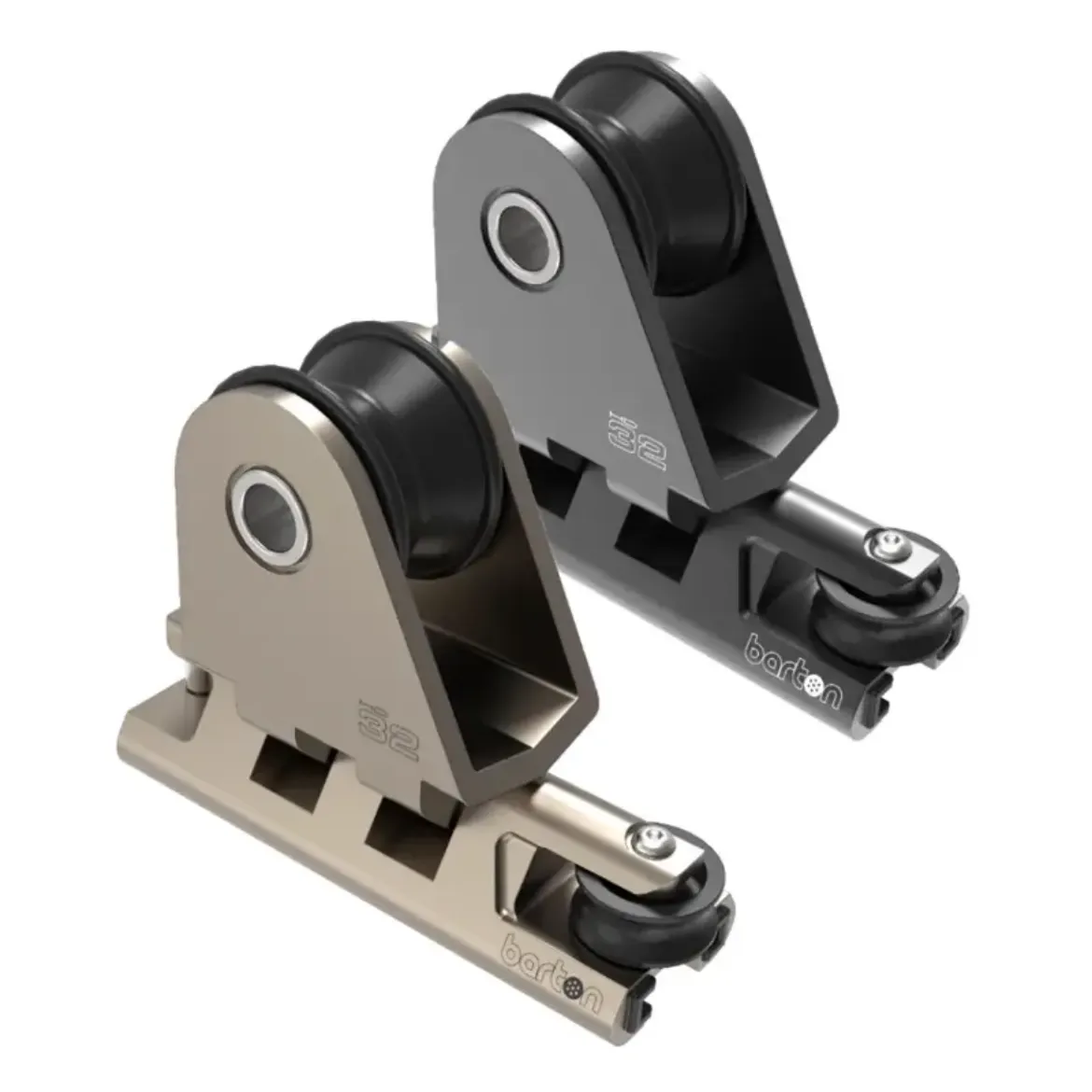 Picture of 32mm T Track Heavy Duty Genoa Car 2:1 with Internal Sheave