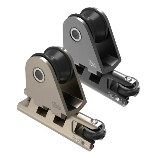 Picture of 32mm T Track Heavy Duty Genoa Car 2:1 with Internal Sheave