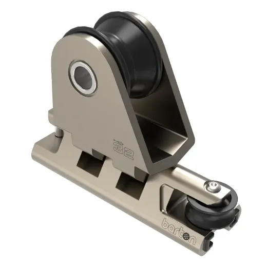 Picture of 32mm T Track Heavy Duty Genoa Car 2:1 with Internal Sheave