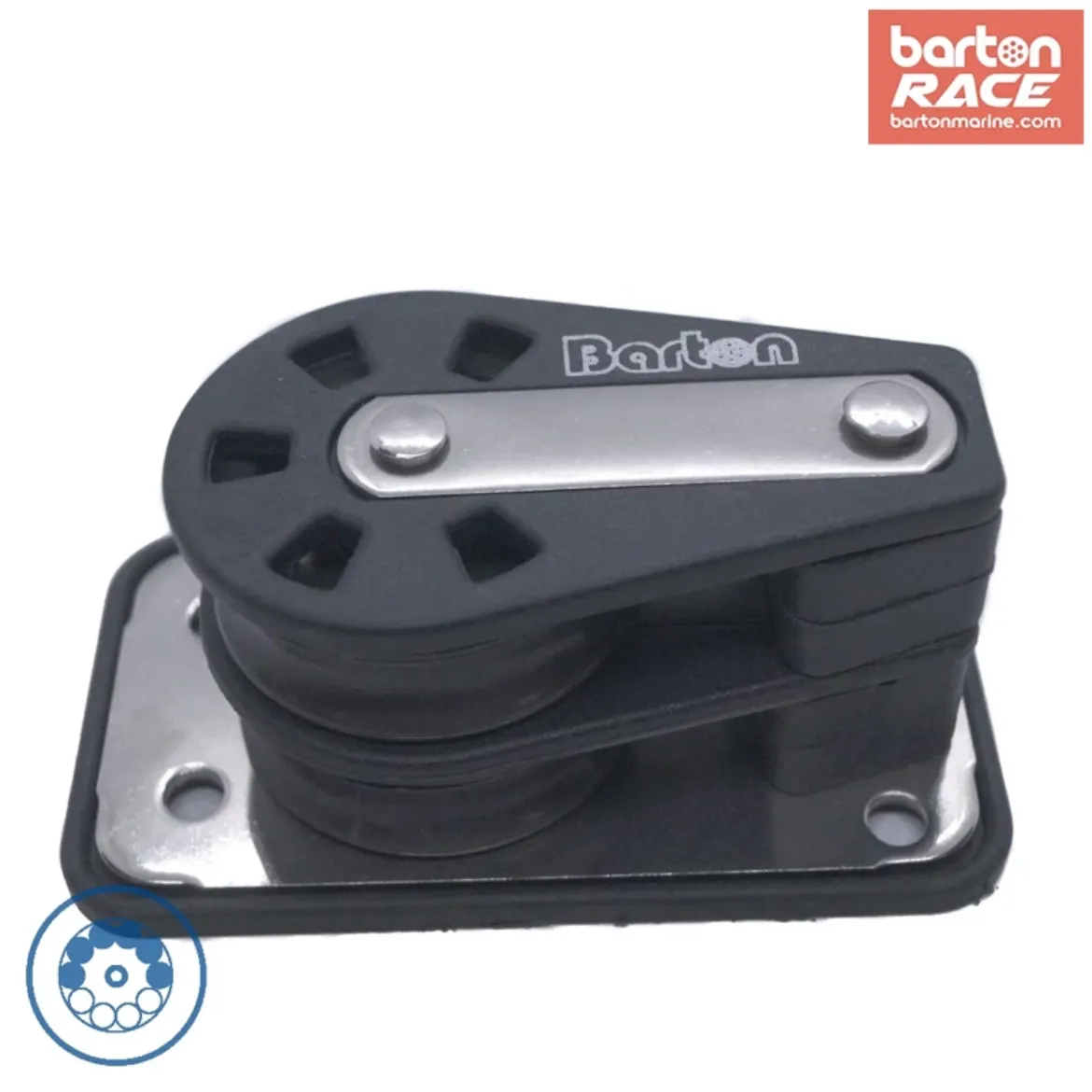 35mm Ball Bearing Pulley Double Cheek Block