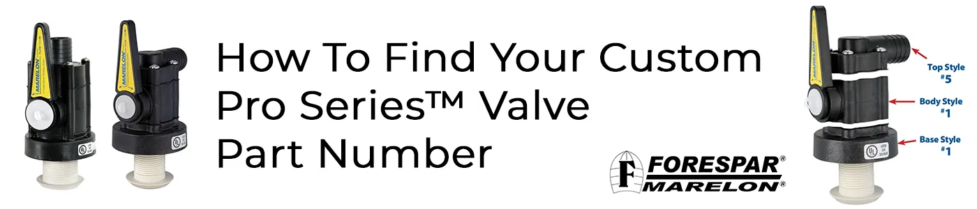 Marelon® Pro Series Valves for boats - Seacocks with Thru-Hull fittings