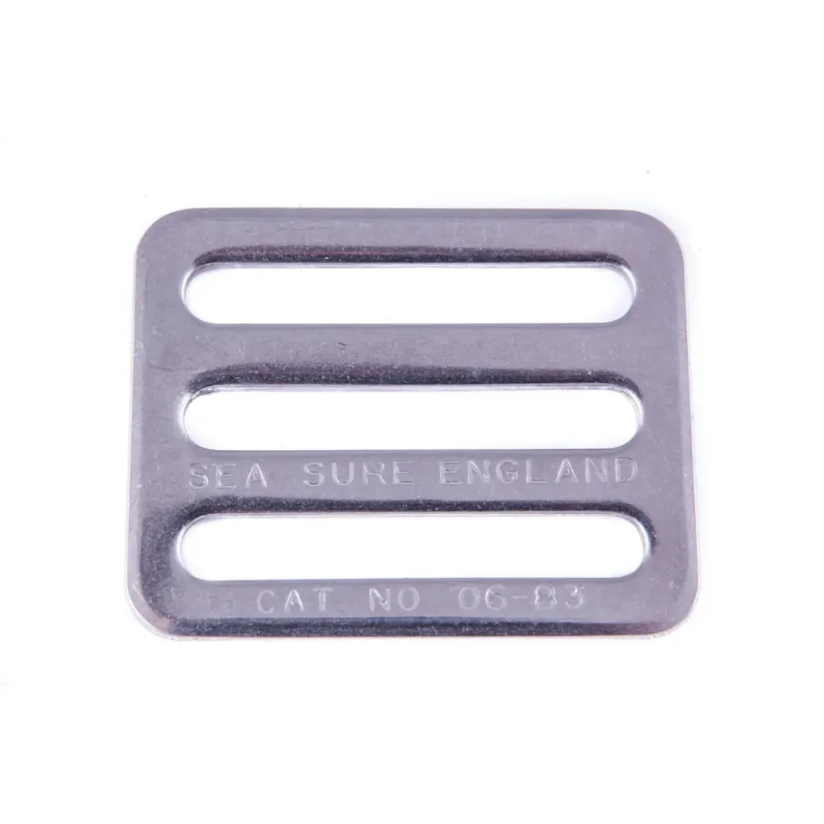 4-bar - 3 slot Stainless Steel Buckle for 40mm Webbing 3.2mm