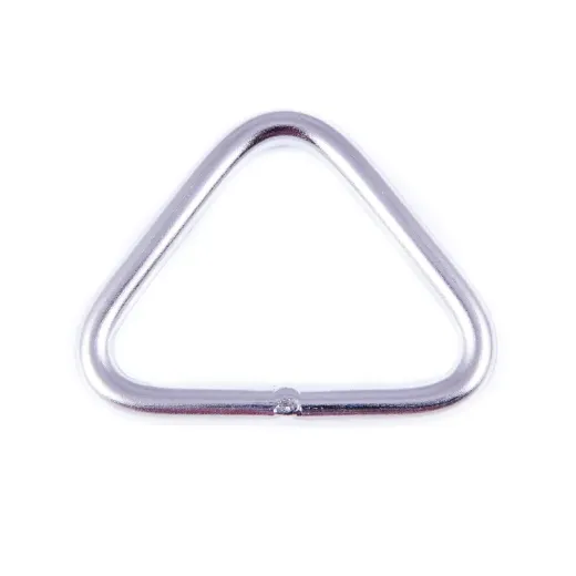 65mm x 50mm x 8.0mm Stainless Steel Triangle