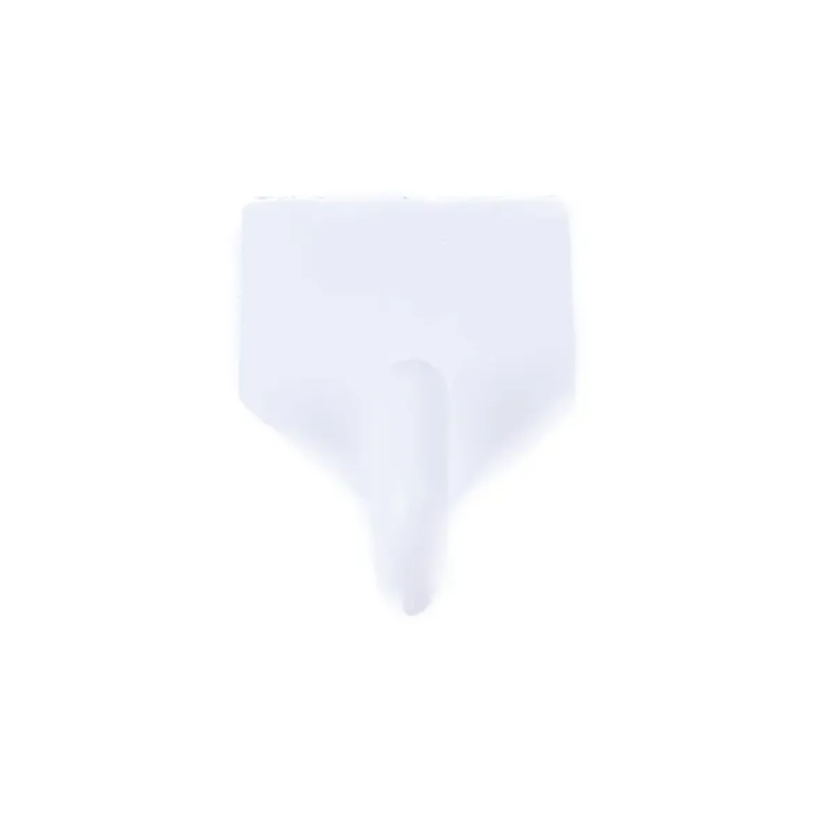 Sew-on Boom Cover Hook - White