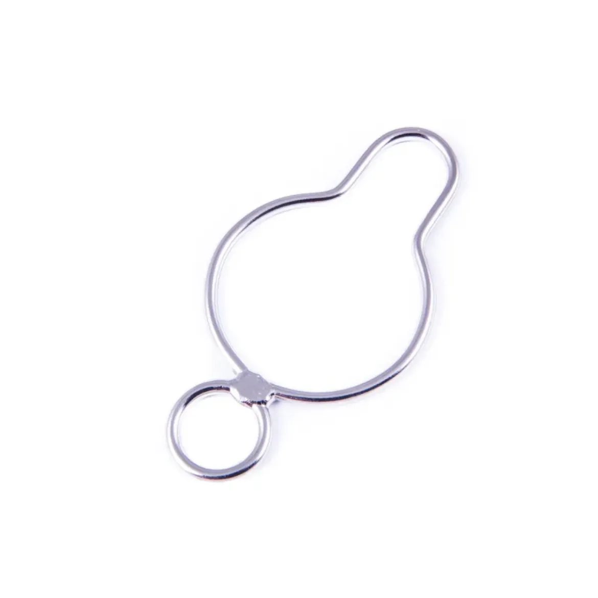 Keyhole ring for up-haul - down-haul fitting for 38mm diameter poles