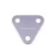 Stainless Steel Triangular Plate for Split Backstays or Twin Forstays