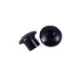 Black Lacing Button for Shock Cord per 100