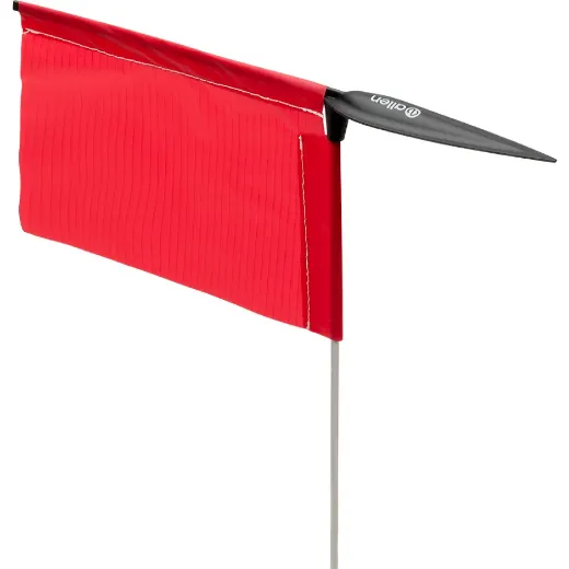 Racing Flag Long Rod Single
