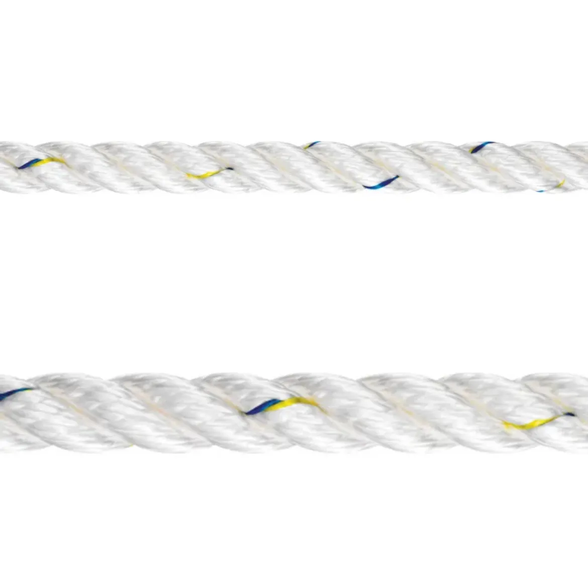 Polyamide 3 strand 4mm White