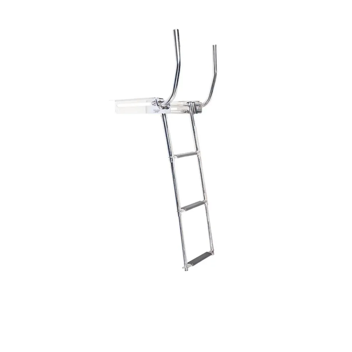 3 Step Stern platform ladder in casing with handles