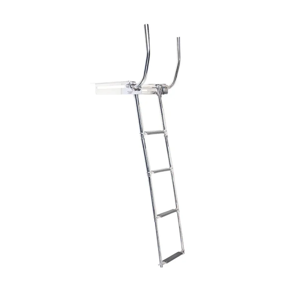 4 Step Stern platform ladder in casing with handles