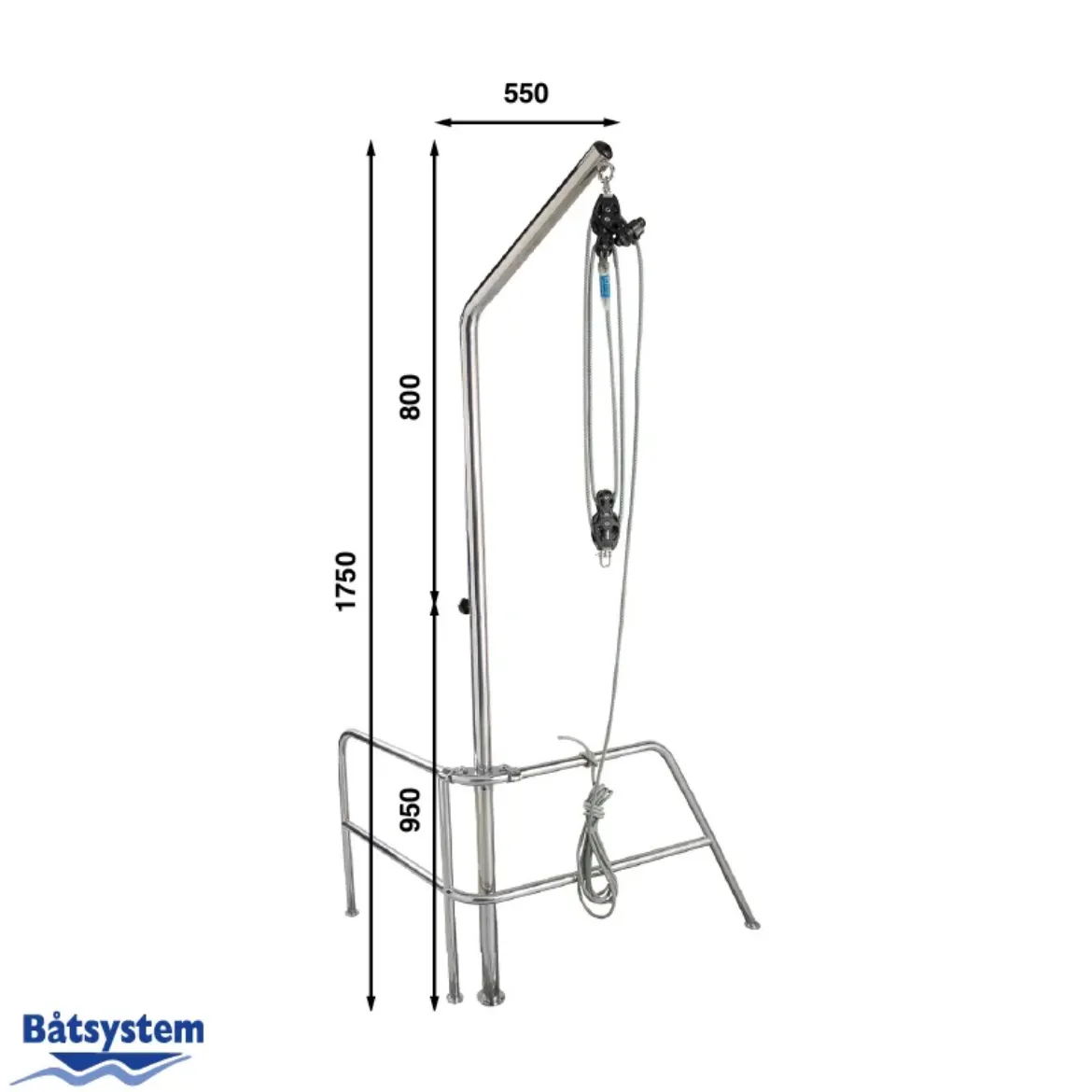 Crane 42 for outboard engine max load 50kg