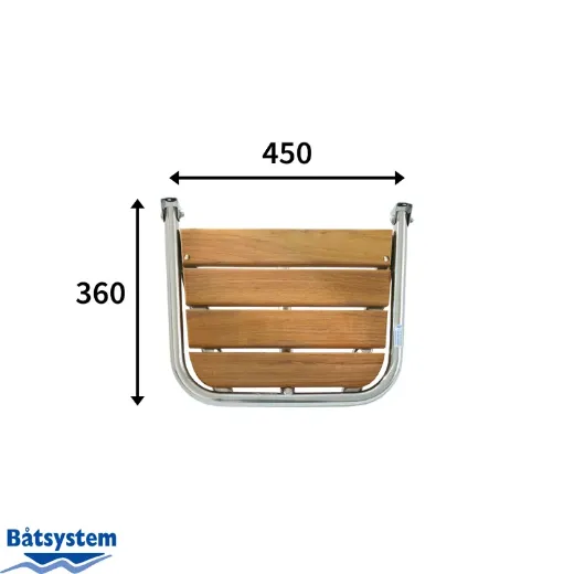 Bathing Platform Powerboat Straight 45 x 36 cm
