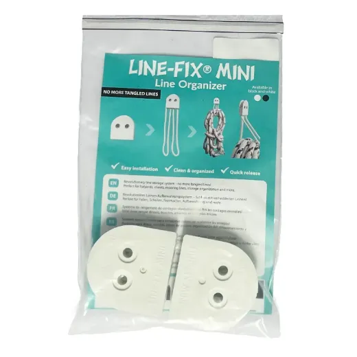 Line-Fix Mini line organiser 2 per pack White